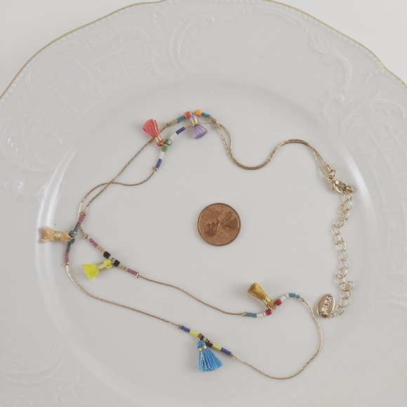 Zara Jewelry - 🖤3 for 25🖤Zara Gold Tone Tassle Boho Necklace